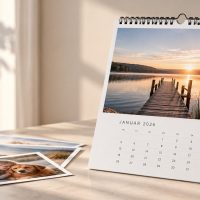 Fotokalender: Tischkalender mit Foto und Fotoabzüge – Pleppo